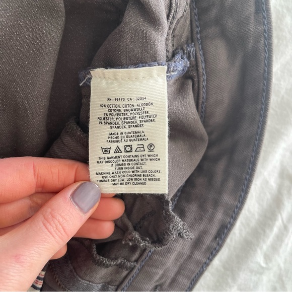 Anthropologie Pilcro and the Letterpress Grey Zipper Jeans Size 26 - Picture 7 of 9